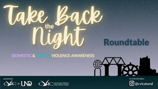 Take Back the Night Rally Roundtable 2020