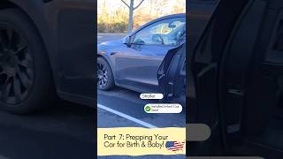 Prepping your car for Birth & Baby in USA. #usa #america #youtuber #youtubeshorts #momtobe