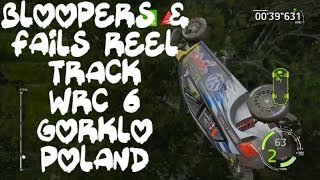 Bloopers & Fails Reel Track WRC 6 Gorklo Poland Rally