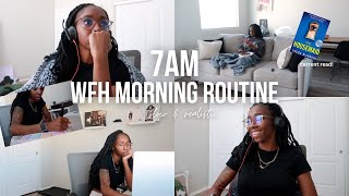 Realistic Morning Routine WFH | 7AM Slow Morning Routine