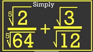 Dividing Surds with different roots.