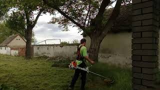 Mowing the grass, kosenje trave FS450 (20210514 114200)