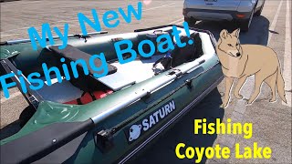 My New Fishing Boat!! Bass Fishing Coyote Lake CA