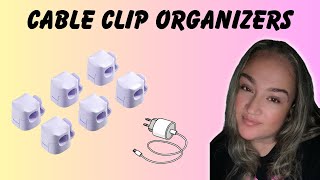 Honest Review of the Cable Clip Organizers