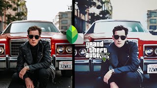 snapseed GTA San Andreas Effect Tutorial Trending GTA Effect Reel Tutorial/ GTA Vector Reel Tutorial