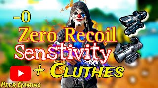 Zero Recoil Senstivity + Classic Cluthes 🔥 Who Want Senstivity Code #bgmi #pubg