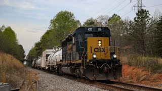 CSX L248, CSX W053, & CSX W002 at Enola