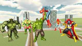 Hulk vs Spider-Man  EPIC SUPERHEROES BATTLE - IBD3D