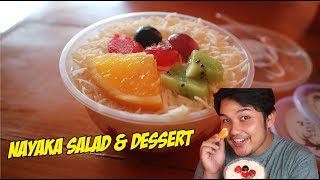 PENGGEMAR SALAD BUAH WAJIB COBA !!! NAYAKA SALAD AND DESSERT GODEAN