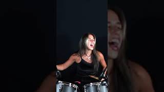 Can you see me in the dark? Drum cover 🤘🏻 #femaledrummer #halestorm #iprevail #drumplayer