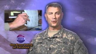 PSA: Sergeant Major of the Army; excercising your right to vote