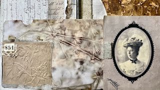 Filling my journalpages. Tutorials with paper, textile, embroidery and painting.