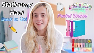 Back to Uni Stationery Haul - Pastel Theme ft Primrose Kitten’s New Collection