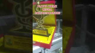 plakat akrilik wisuda / cidera mata pake kotak bludru#shorts