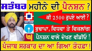 2500 pension scheme 2024 || 2500 budhapa pension news update /1000 pension scheme for women 2024