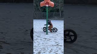 Stacyc E-Bike Drift Session in the Snow