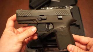 Sig Sauer P320 Compact 9mm Two-Tone OD Green Unboxing