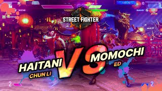 SF6 → Haitani (Chun Li) vs Momochi (Ed) - Street Fighter 6