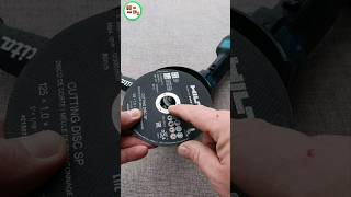 Install A  Cutting Disc Onto An Angle Grinder Correctly #tips #shorts