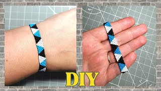 Bransoletka z Koralików 2 mm Na Zaciąganych Sznureczkach | DIY Tutorial