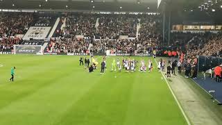 West Bromwich Albion vs Sheffield United - players entry