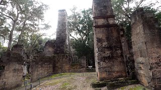 Bulow Plantation Ruins Historic State Park, Ormond Beach, FL and (Dog Friendly) Flagler Beach, FL