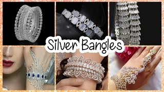 SILVER BANGLES IDEAS | SILVER BANGLES STYLES AND DESIGNS | SILVER BANGLES TRENDS