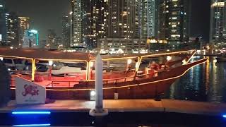 Dubai at night ( The Marina walk ). vlogs #  10