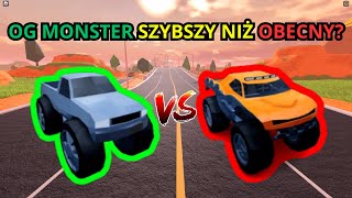 OG MONSTER JEST SZYBSZY NIŻ OBECNY MONSTER? | Roblox Jailbreak #120