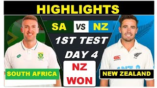 Highlight match today||South Africa vs New Zealand first test match 2024|| NZ VS SA highlight