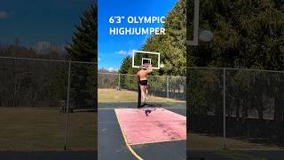 6’3” Olympic highjump heigh check