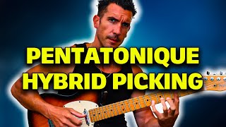 Hybrid picking sur la Gamme Pentatonique #guitarvlog 251