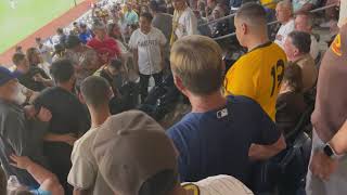 Padres, Dodgers fans fight in stands at Petco Park during MLB divisional rivalry game