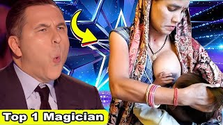 INVISIBLE magician will give you chills with their spooky tricks! | Auditions | BGT 2024