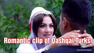 کلیپ عروس و داماد زیبای ترک قشقایی.Clip of a beautiful Turkish Qashqai bride and groom.