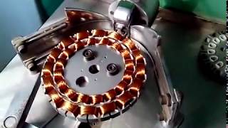 Double stations Ceiling fan Motor Stator Winding Machine