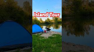 Kayak Camping on River Island #nature