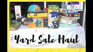 Yard Sale Homeschool Haul