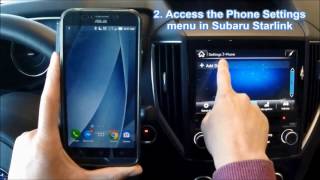 How to pair your Android smartphone using Bluetooth in a Subaru - John Scotti Automotive Group