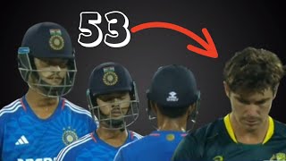 Yashasvi Jaiswal 53 off 25 balls | indvaus 2nd t20 macth | UNKNOWN CRICKET FAN