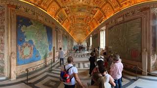 BIMT 360 Video: Italy - Rome - Vatican City - Map Hallway