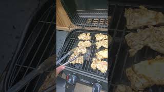 cooking up chicken thighs like a champ! halal,double marinated,