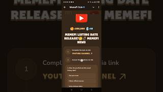 Memefi Listing Date Release Memfi News | Memefi Daily Video Code