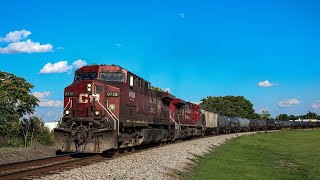 CP AC4400CW 9716 leading on CSX B650 at Shelby