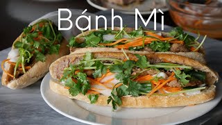 Banh Mi Sandwich Recipe - Making Vietnamese Street Food at Home From Scratch!