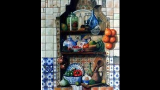 ART . SHELVES AND KITCHEN.RAPHAEL PUELLO