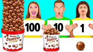 تحدي 100 طبقة من الطعام | معركة الغذاء الملحمية BaRaFun Challenge