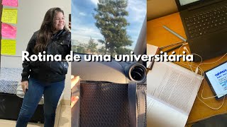 ROTINA DE UMA UNIVERSITÁRIA #5 | dois dias comigo, aula e muito estudo✨