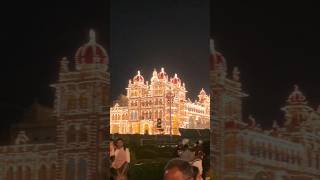 தசராவுக்காக மின்னும் மைசூர் அரண்மனை😲🔥 #short #mysorepalace #karnataka #trending #dhasara #subscribe