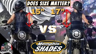 Memphis Shades Road Warrior Fairing // 15" VS 17" Windshield